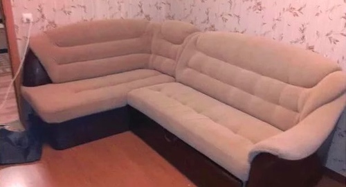 Перетяжка углового дивана. Динамо